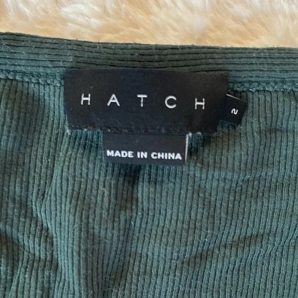 Hatch Softest Rib Nursing Dress in Colorado Pine Green - Picture 6 of 9